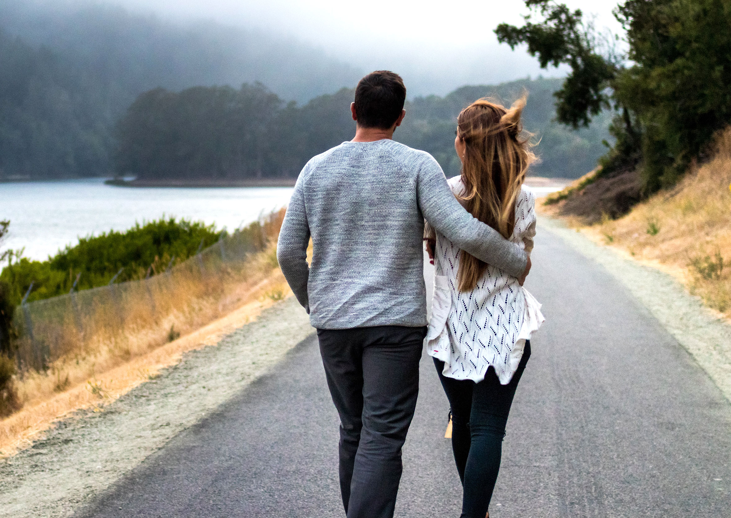 Couple Taking a Walk